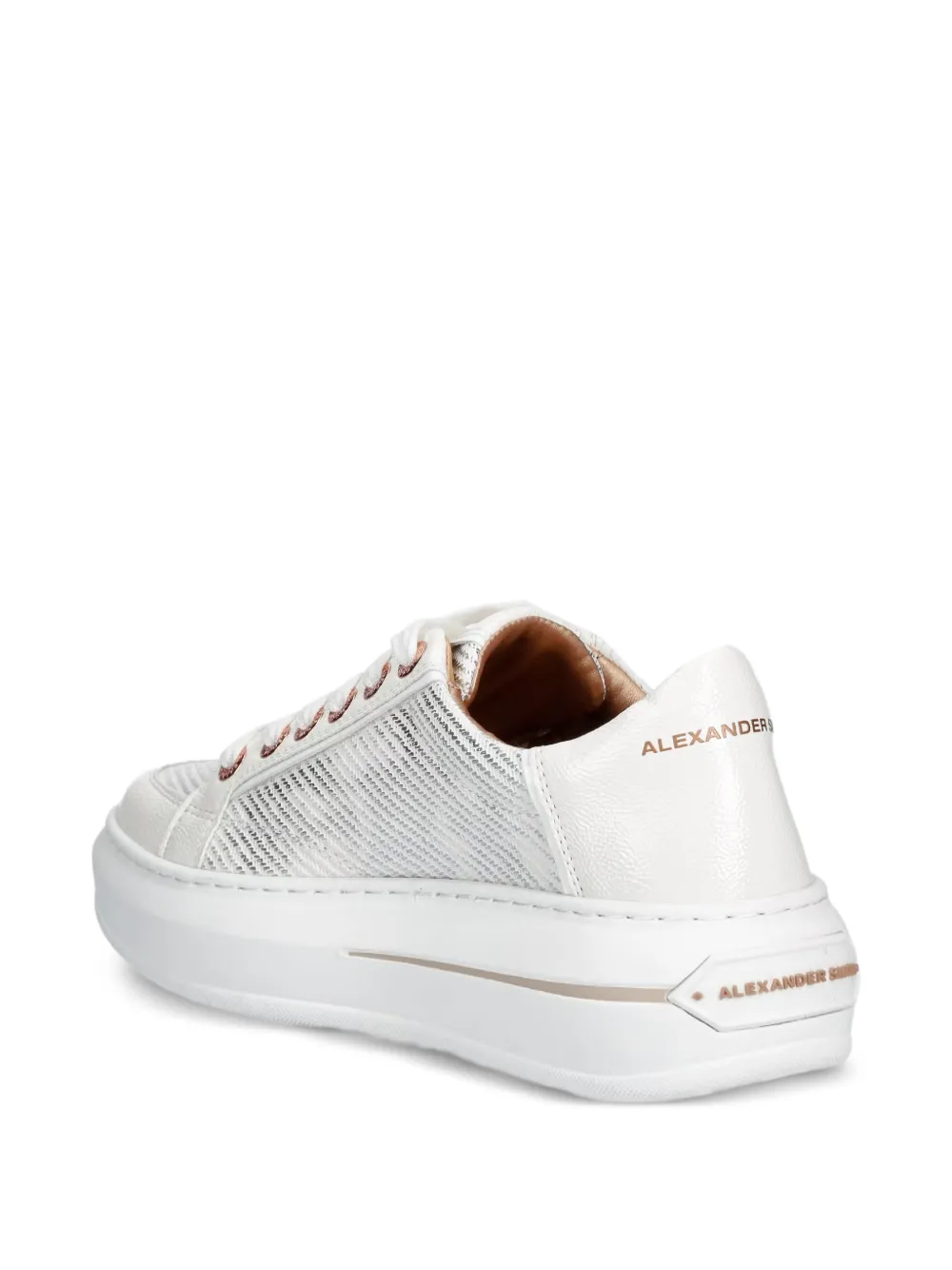 Alexander Smith Lancaster logo-plaque sneakers Wit