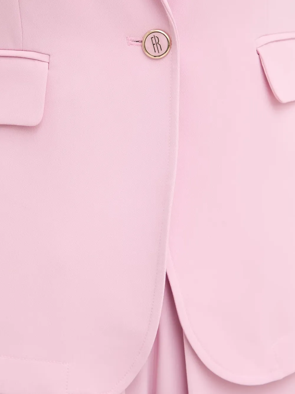 FRACOMINA Blazer met enkele rij knopen Roze