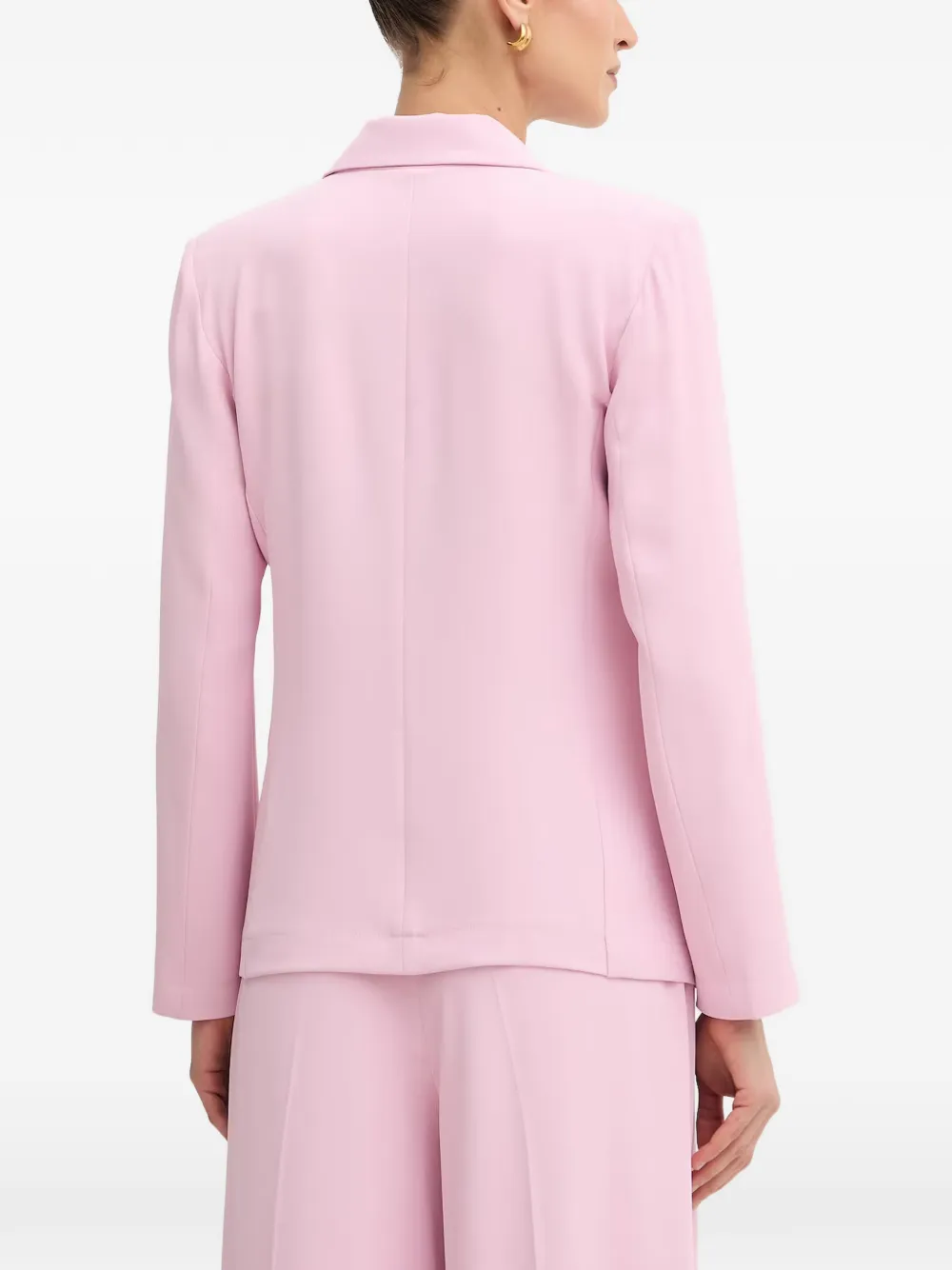 FRACOMINA Blazer met enkele rij knopen Roze