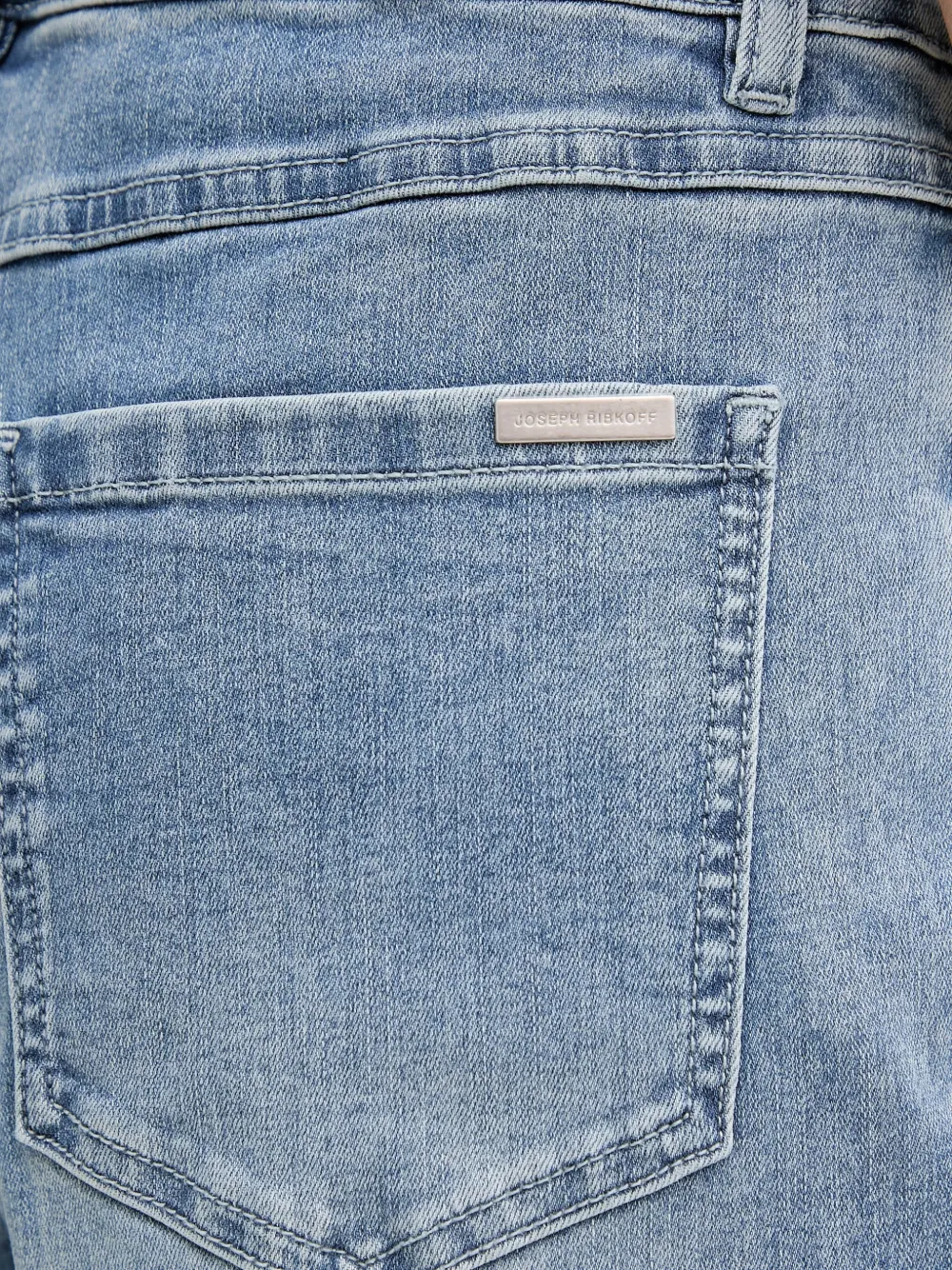 Joseph Ribkoff Shorts met knoopdetail Blauw