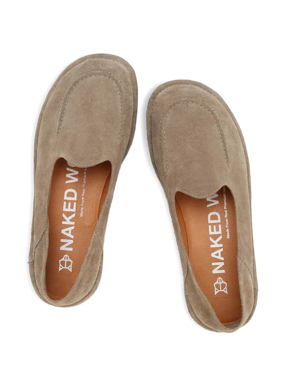 NAKED WOLFE Reef suède loafers Grijs