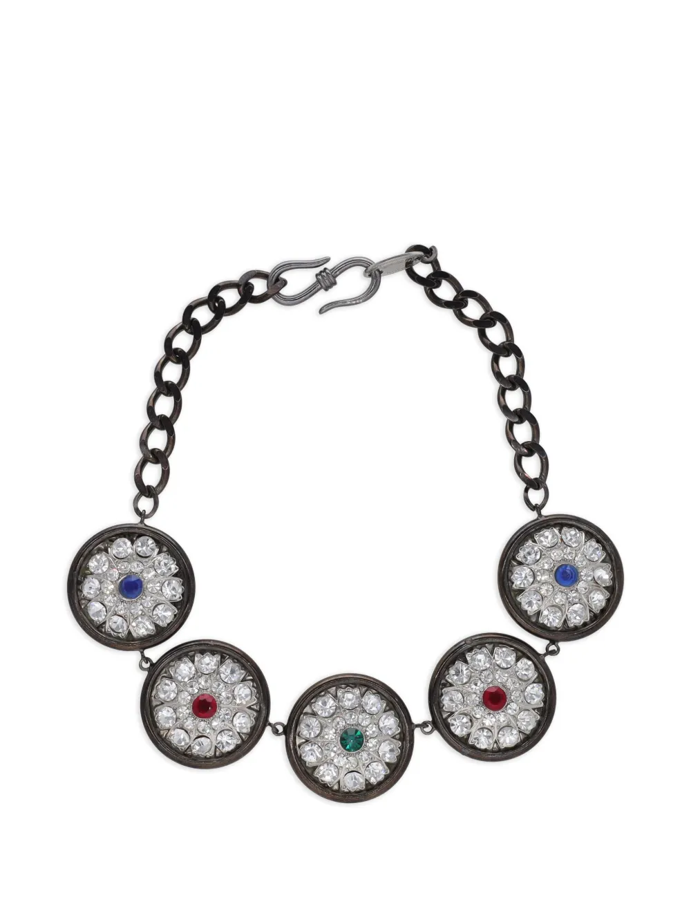 BOZART crystal-embellished necklace - Argento