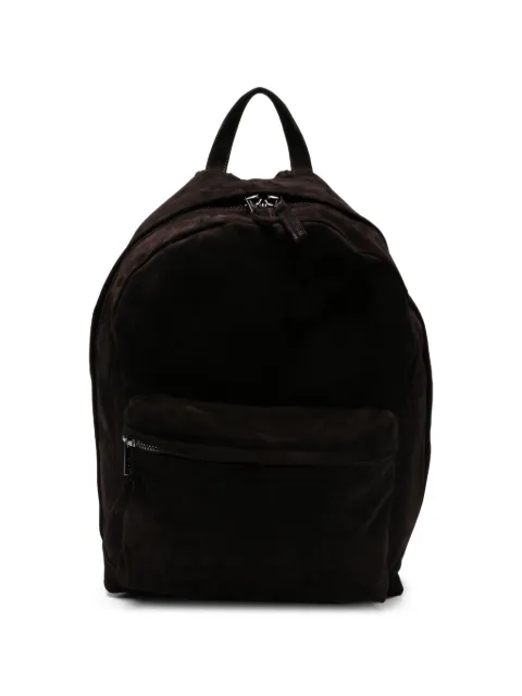 Giorgio Brato suede-panelled leather backpack