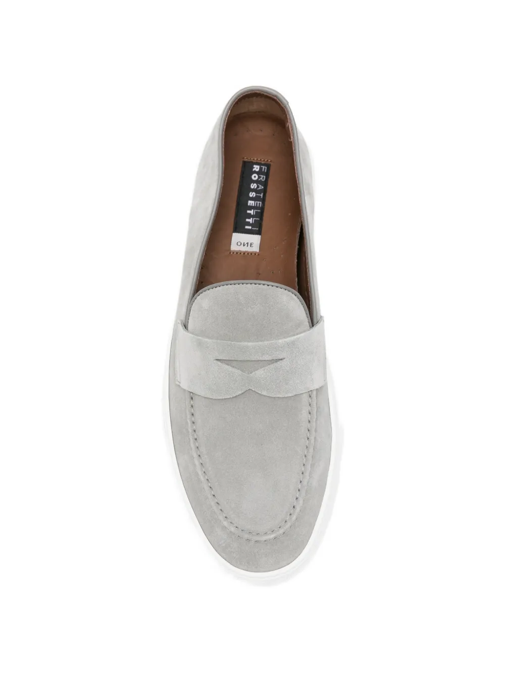 Fratelli Rossetti suede penny loafers Grijs