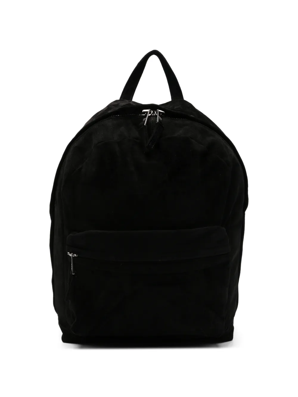 Giorgio Brato suede-panelled leather backpack - Nero