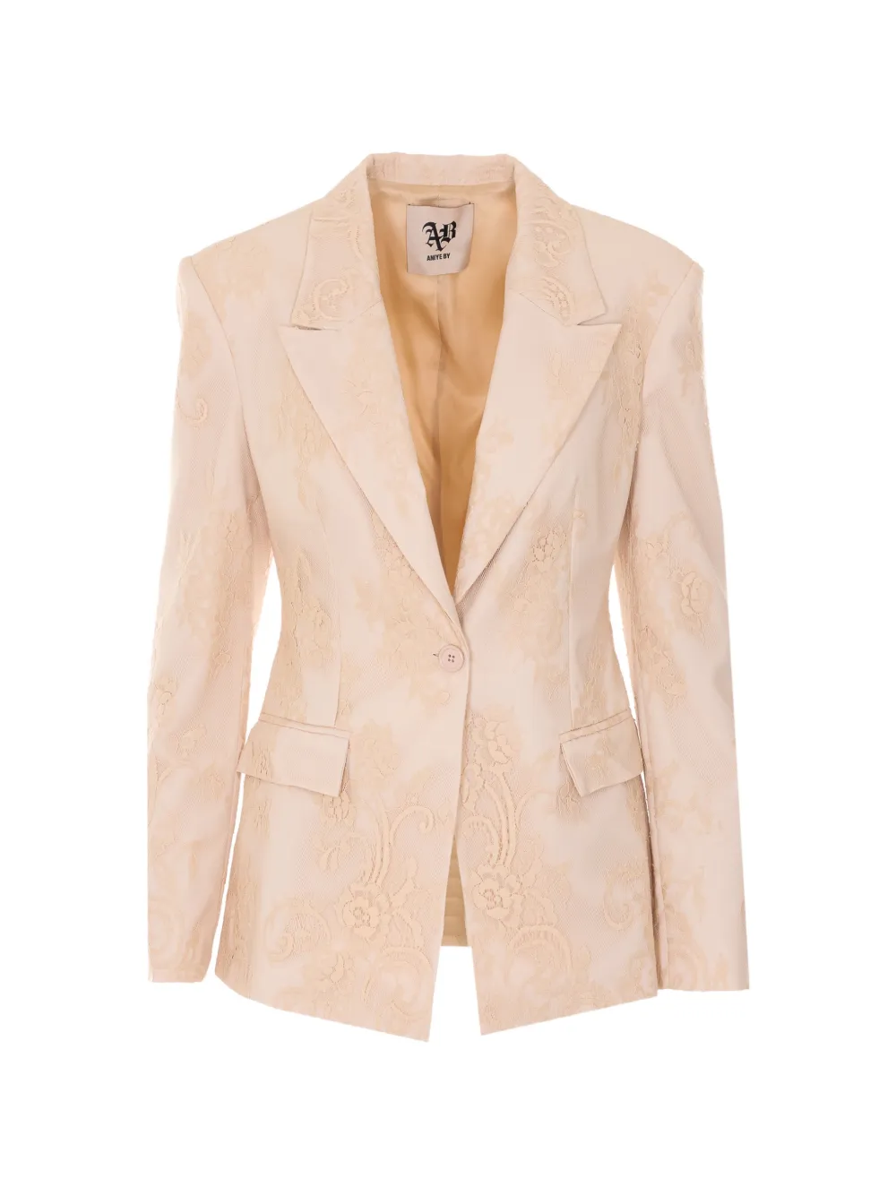 Aniye By lace-embroidery blazer - Rosa