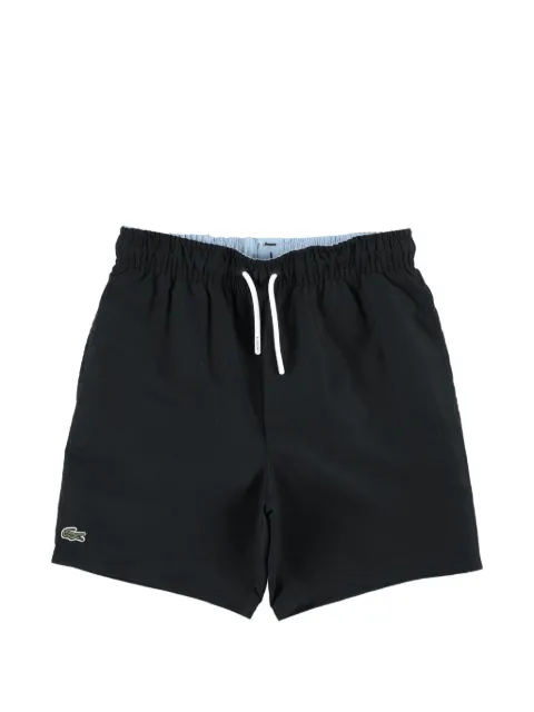 Lacoste Kids drawstring beach shorts