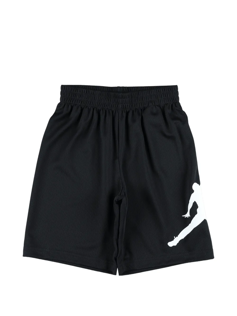 Nike Kids logo-print shorts - Schwarz