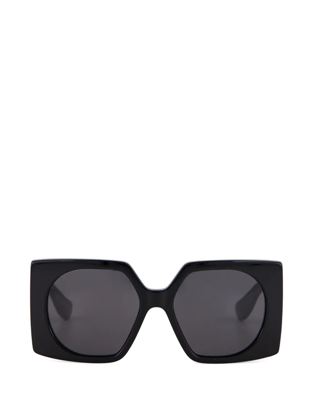 Valentino Garavani V-logo geometric-frame sunglasses - Nero