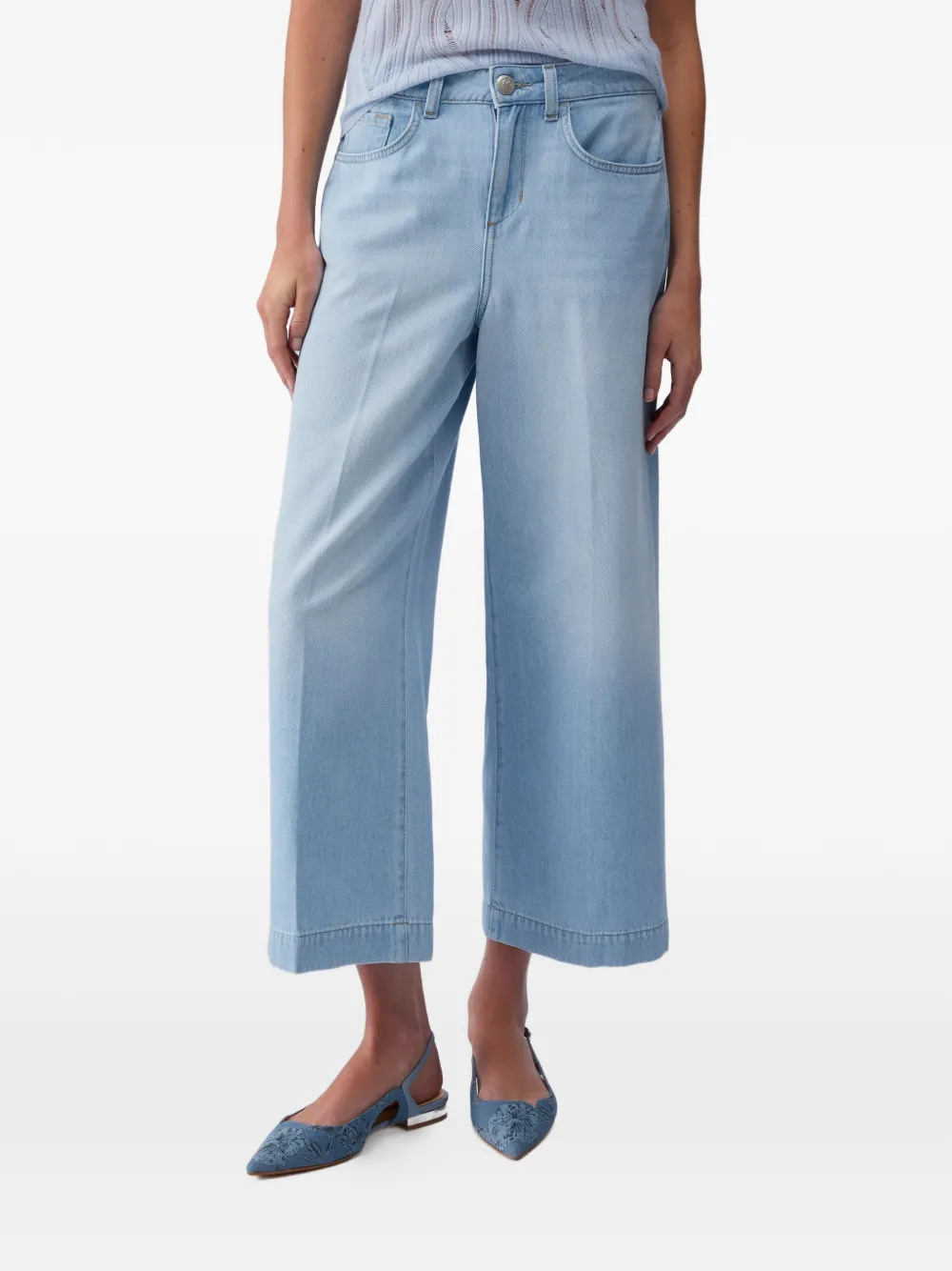  Liu Jo Vaqueros Acampanados Estilo Capri - Azul 