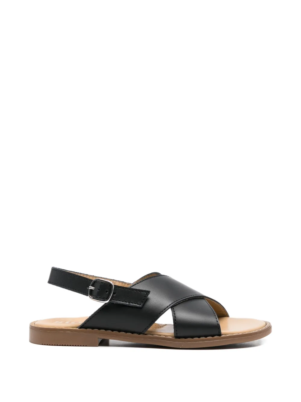 Siola crossover-strap buckle-fastening sandals - Nero