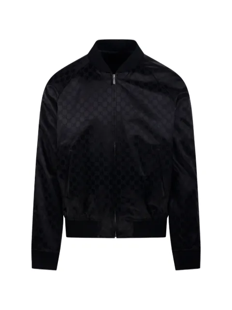 Gucci GG cotton satin zip jacket 