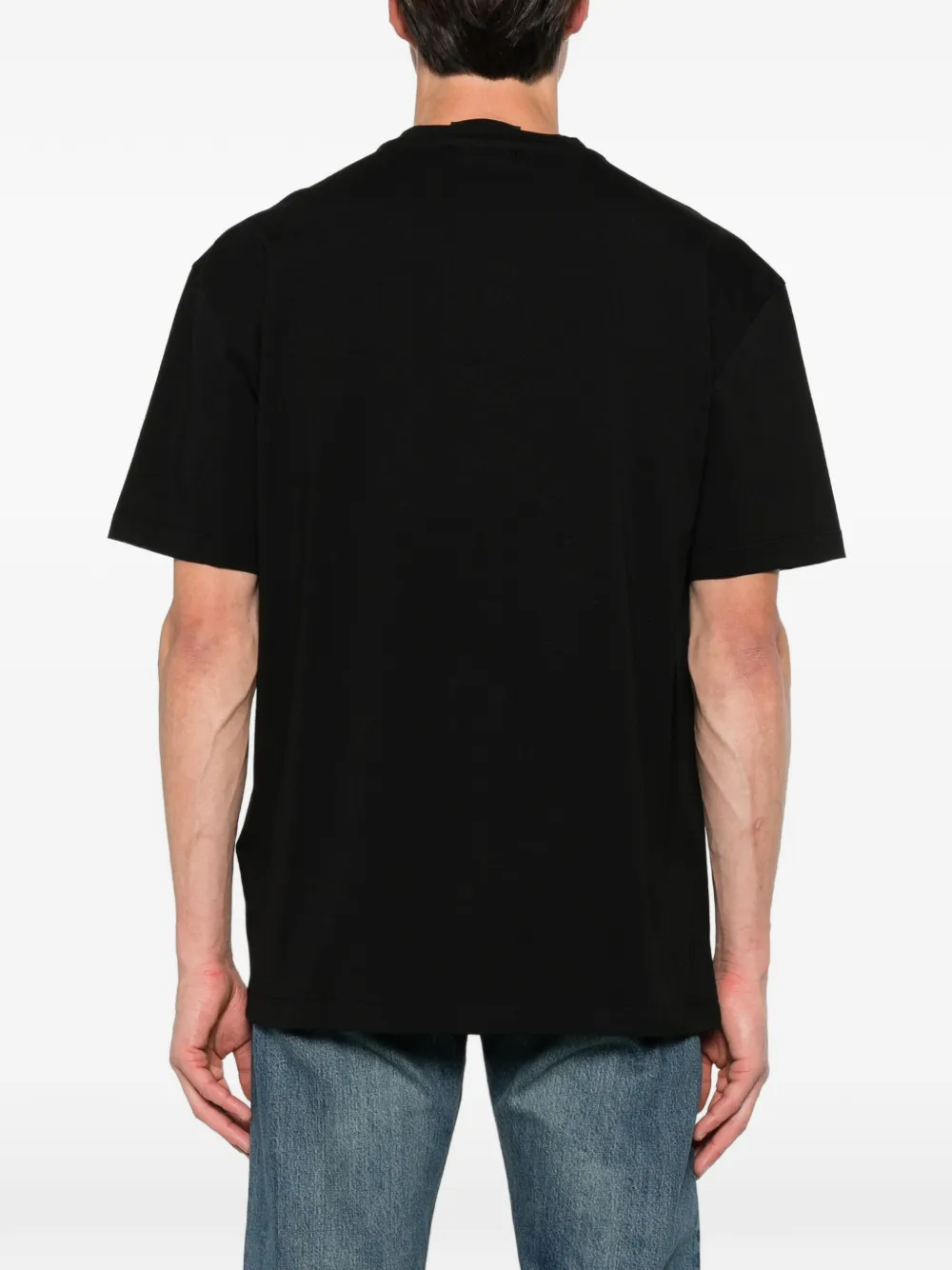 John Richmond T-shirt met grafische print Zwart