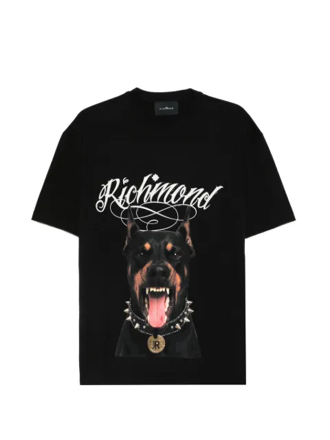 John Richmond graphic-print T-shirt