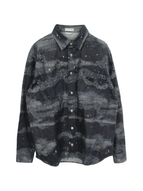 Christian Dior Pre-Owned джинсовая рубашка из коллаборации с Peter Doig