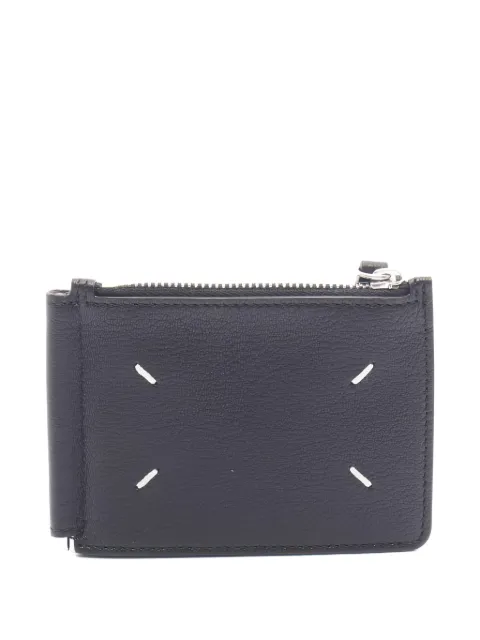 Maison Martin Margiela Pre-Owned 2020s Bi-fold zip leather wallet