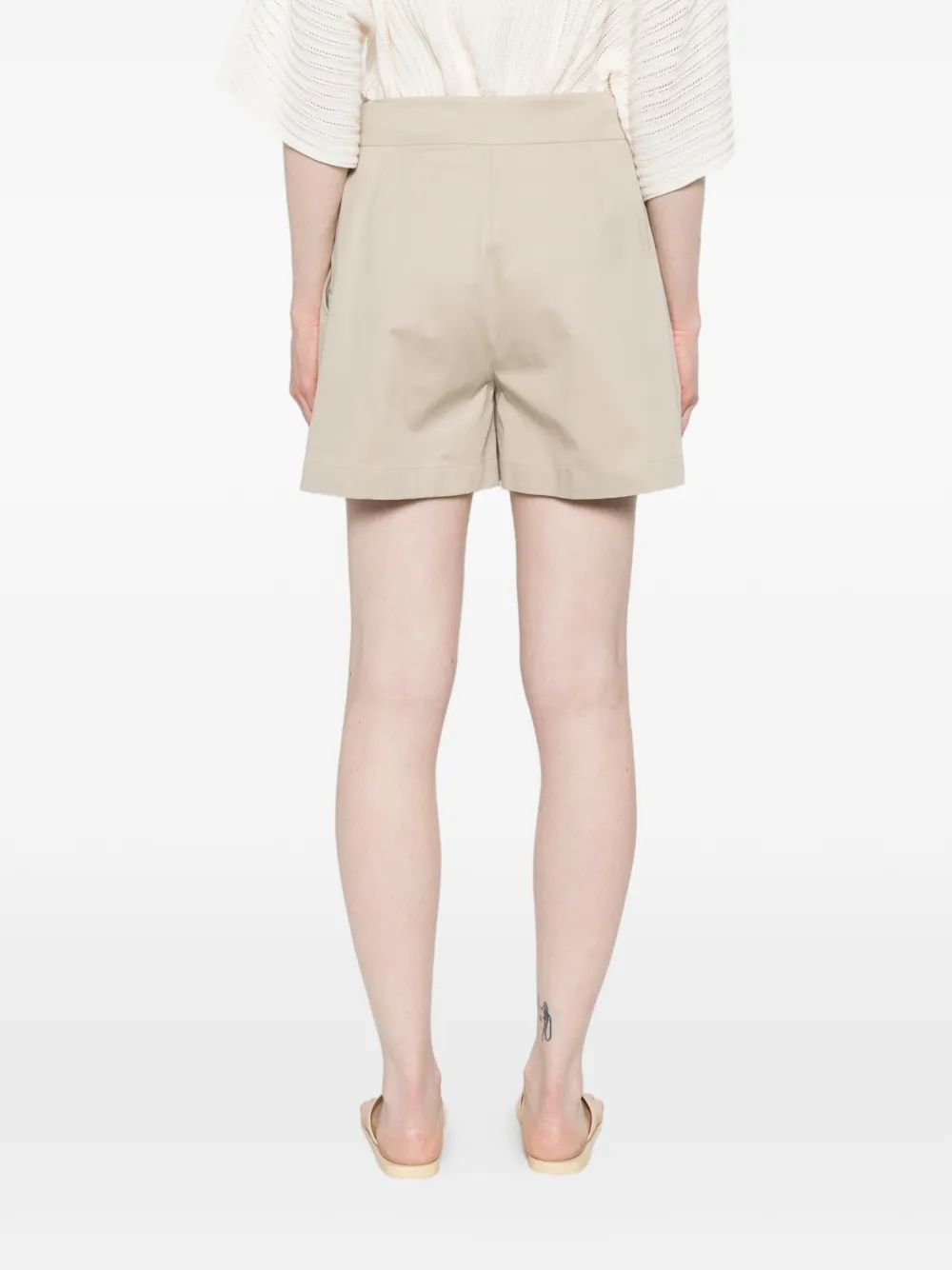 Fedeli Egon geplooide shorts Beige