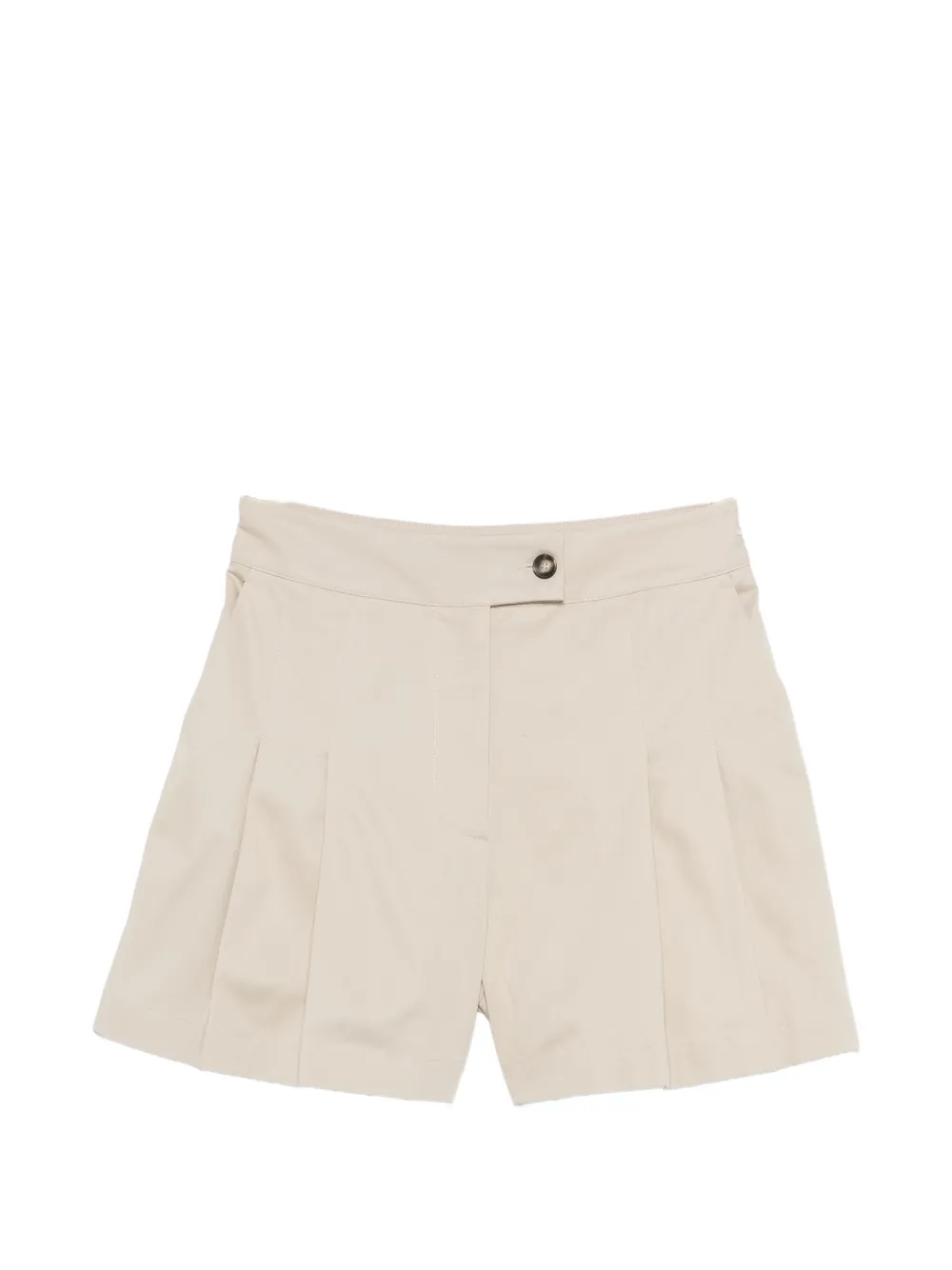 Fedeli Egon Pleated Shorts In Neutral