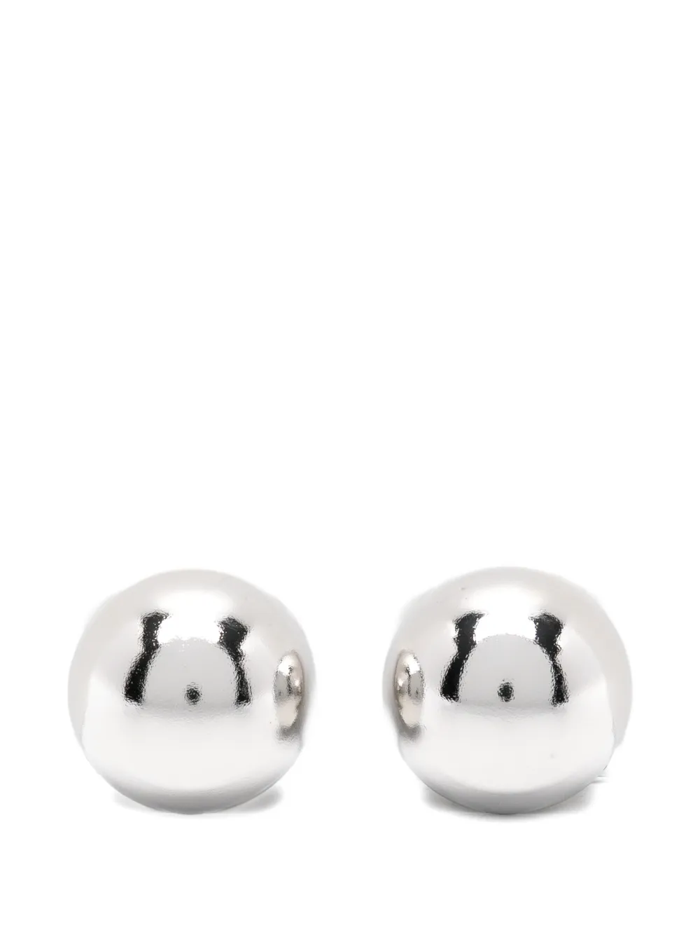Silvia Gnecchi Sade maxi dome earrings - Argento