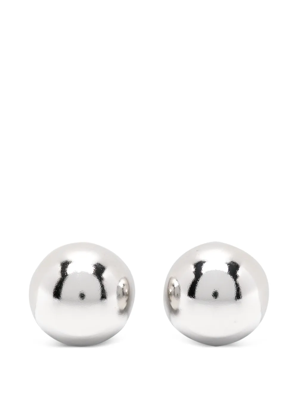 Silvia Gnecchi Sade maxi dome earrings - Argento