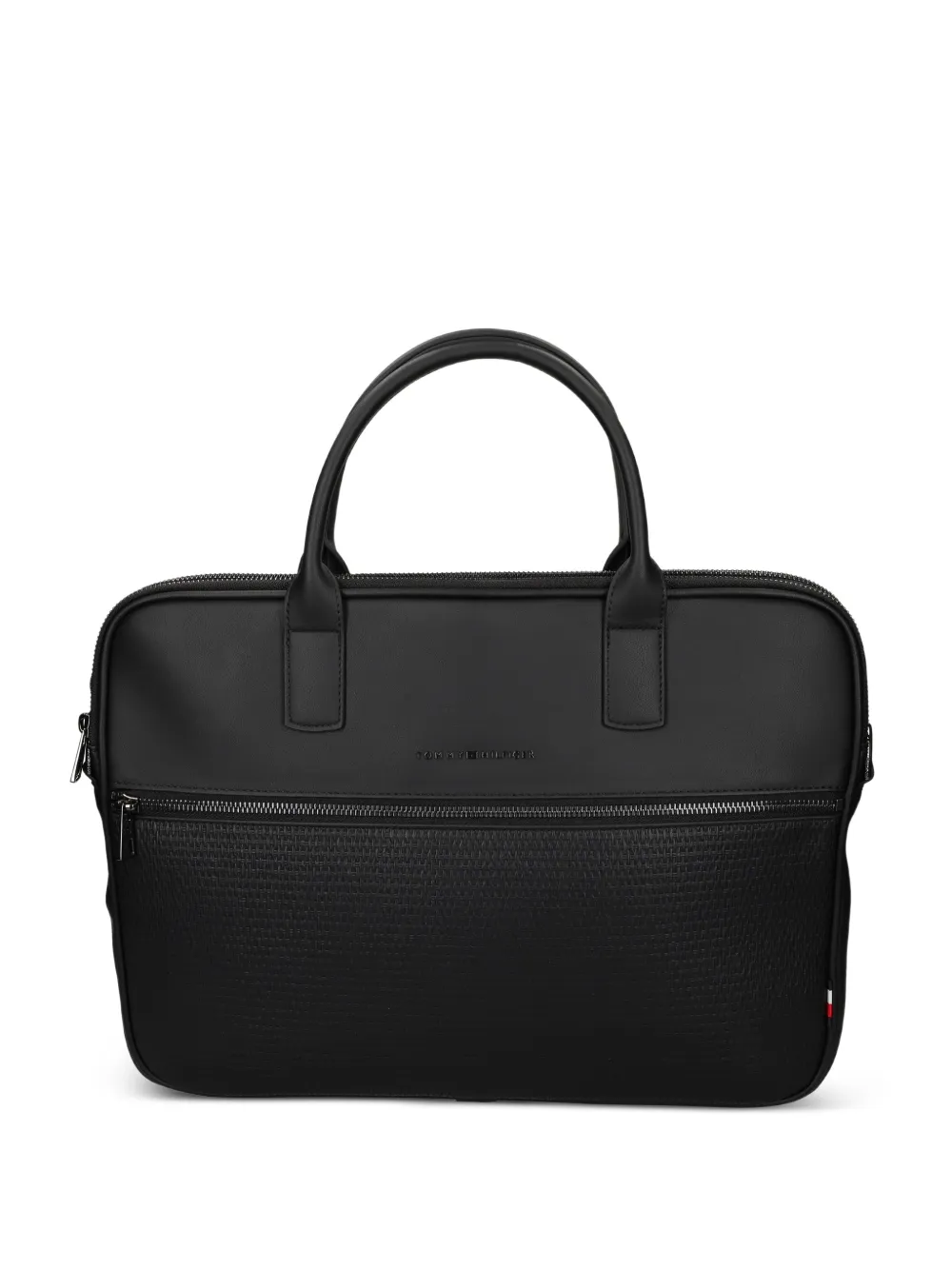 Tommy Hilfiger zip laptop bag - Schwarz