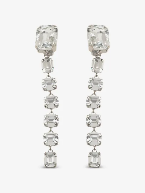 Silvia Gnecchi Tamara crystal-embellished drop earrings