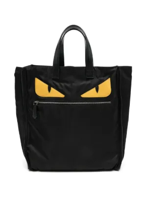 Fendi Pre-Owned 2020 monster-eye Tote Bag | Black | FARFETCH