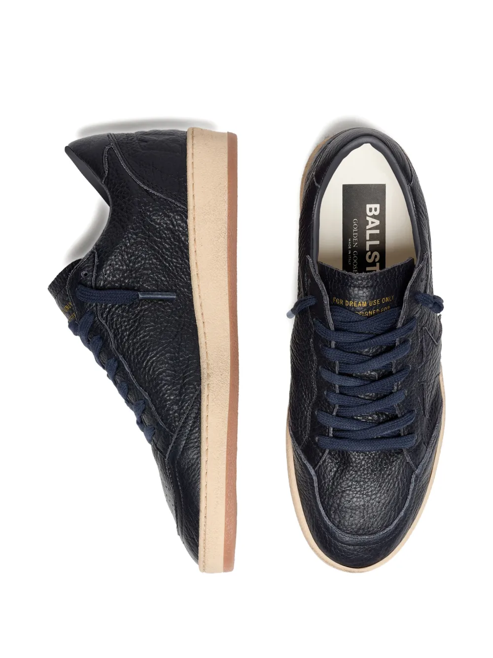 Golden Goose Ballstar leren sneakers met sterdetail Blauw