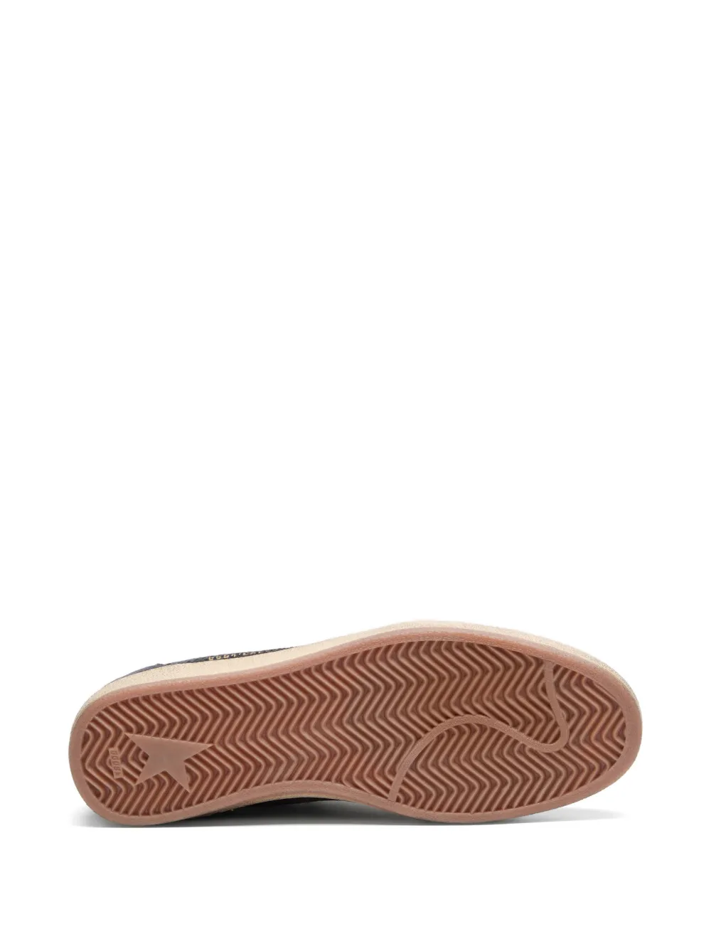 Golden Goose Ball Star geperforeerde suède sneakers met sterdetail Blauw