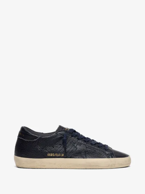 Golden Goose Super-Star sneakers in leather with tone-on-tone leather star