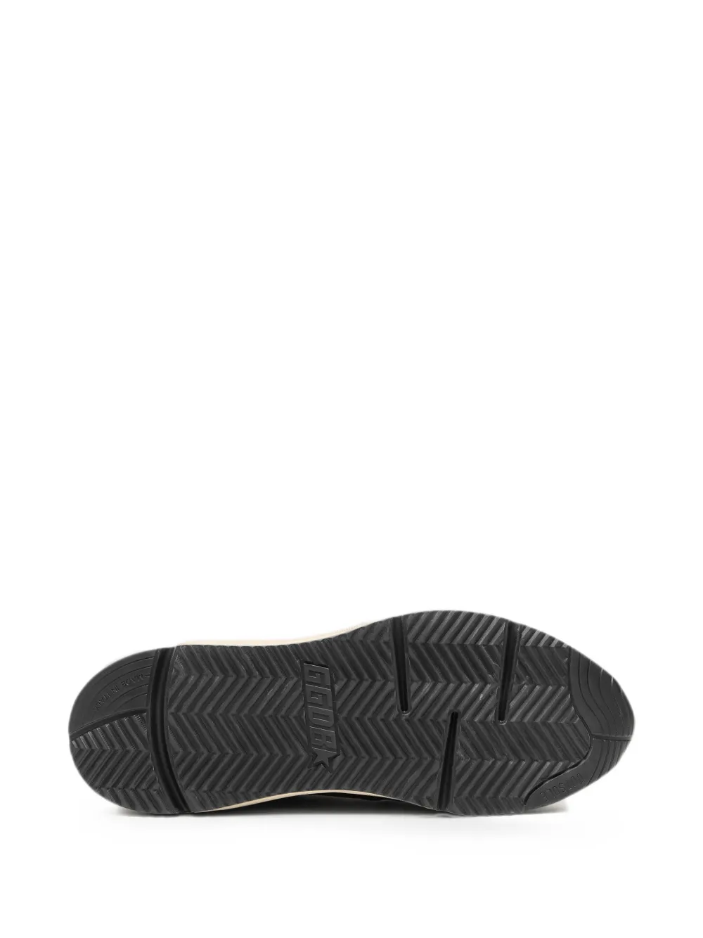 Golden Goose Running Sole sneakers met leren bovenkant en ster Bruin
