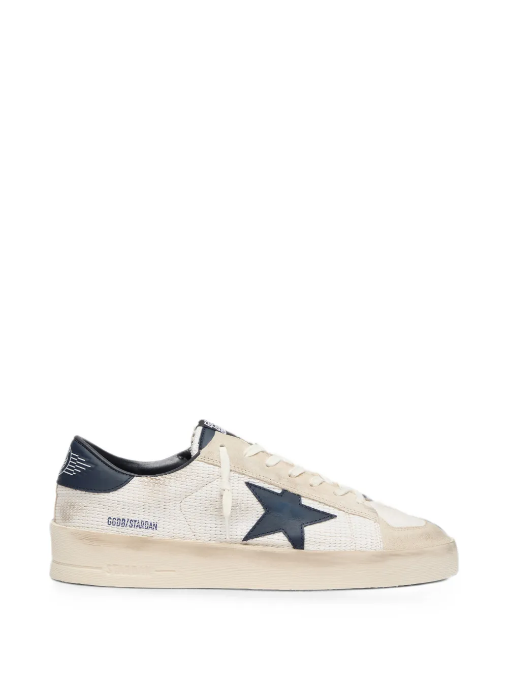 Golden Goose Stardan in beige suede with blue star