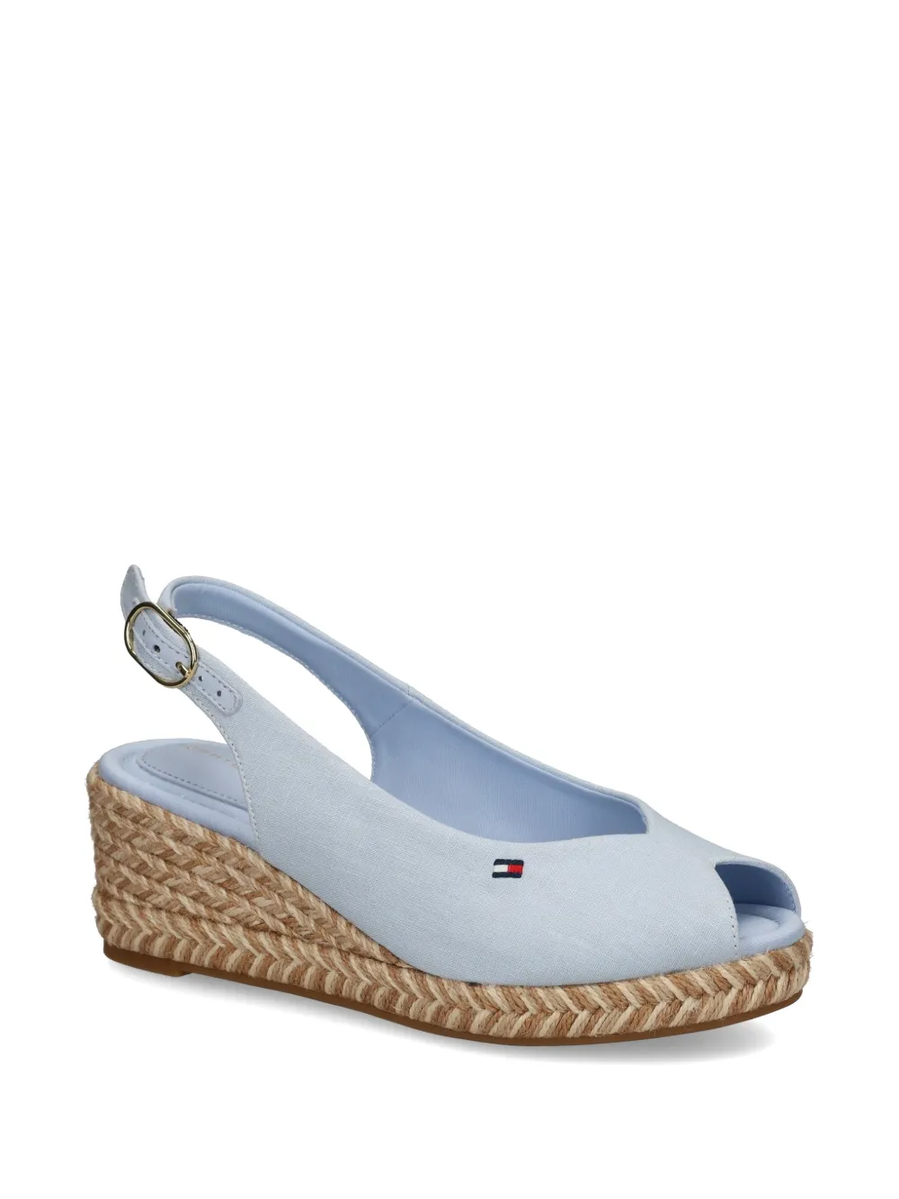 Tommy Hilfiger Sandalen met sleehak Blauw