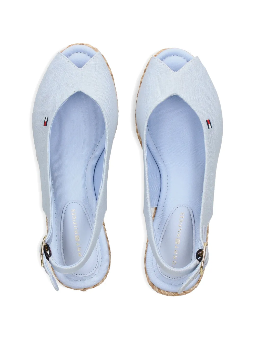 Tommy Hilfiger Sandalen met sleehak Blauw