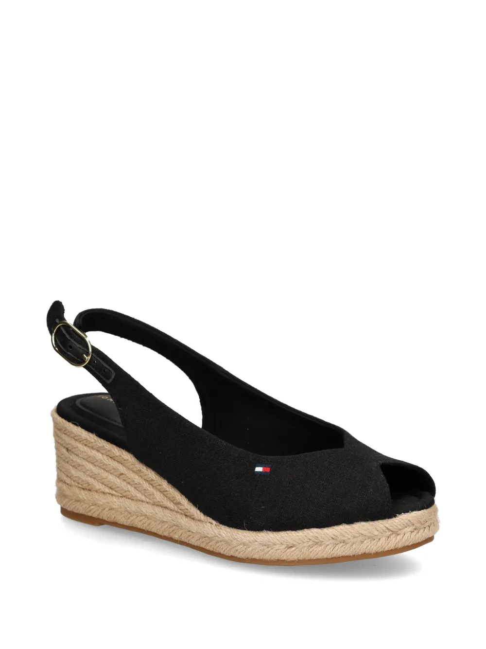 Tommy Hilfiger Sandalen met open neus Zwart
