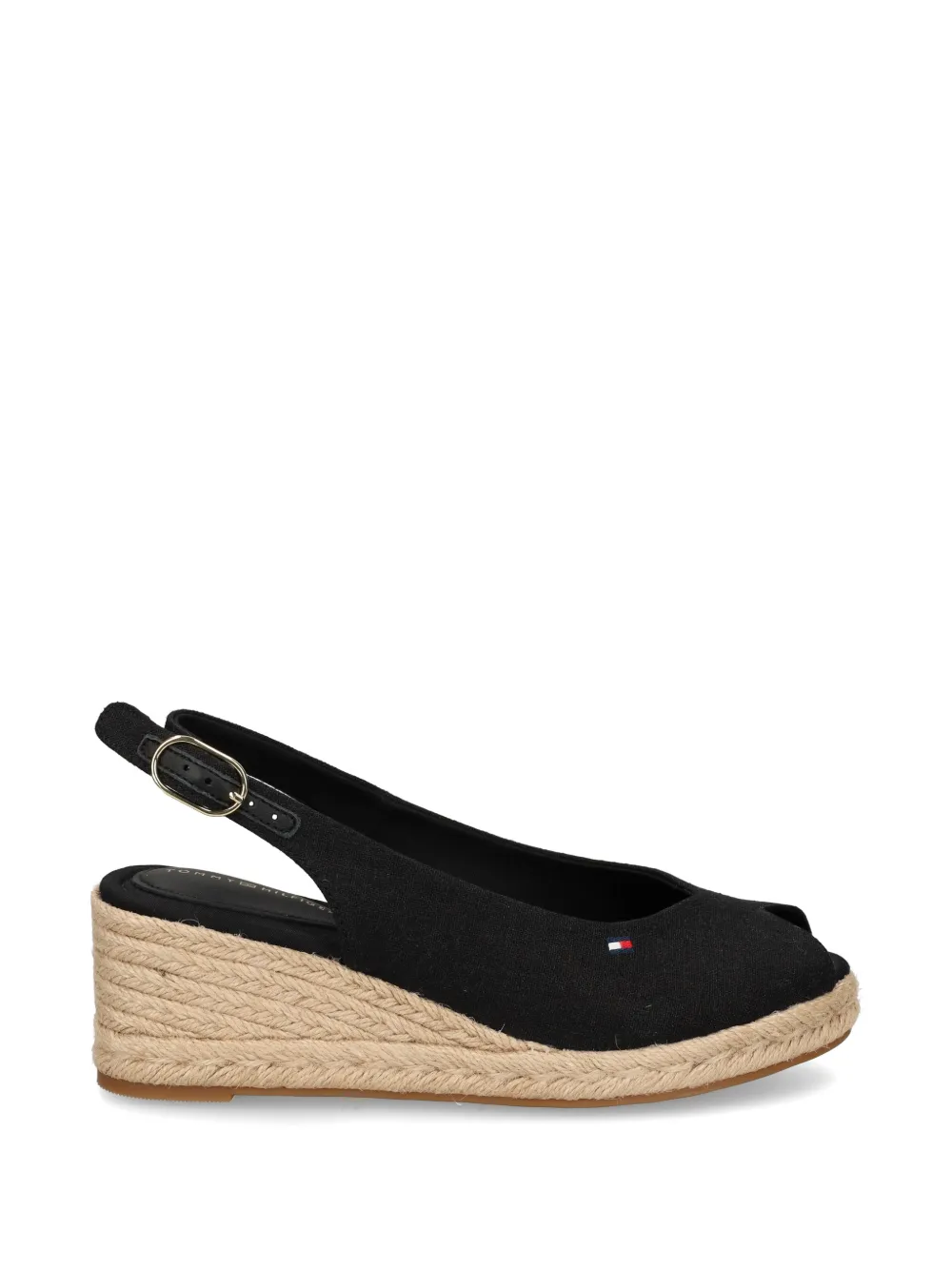 Tommy Hilfiger Sandalen met open neus Zwart