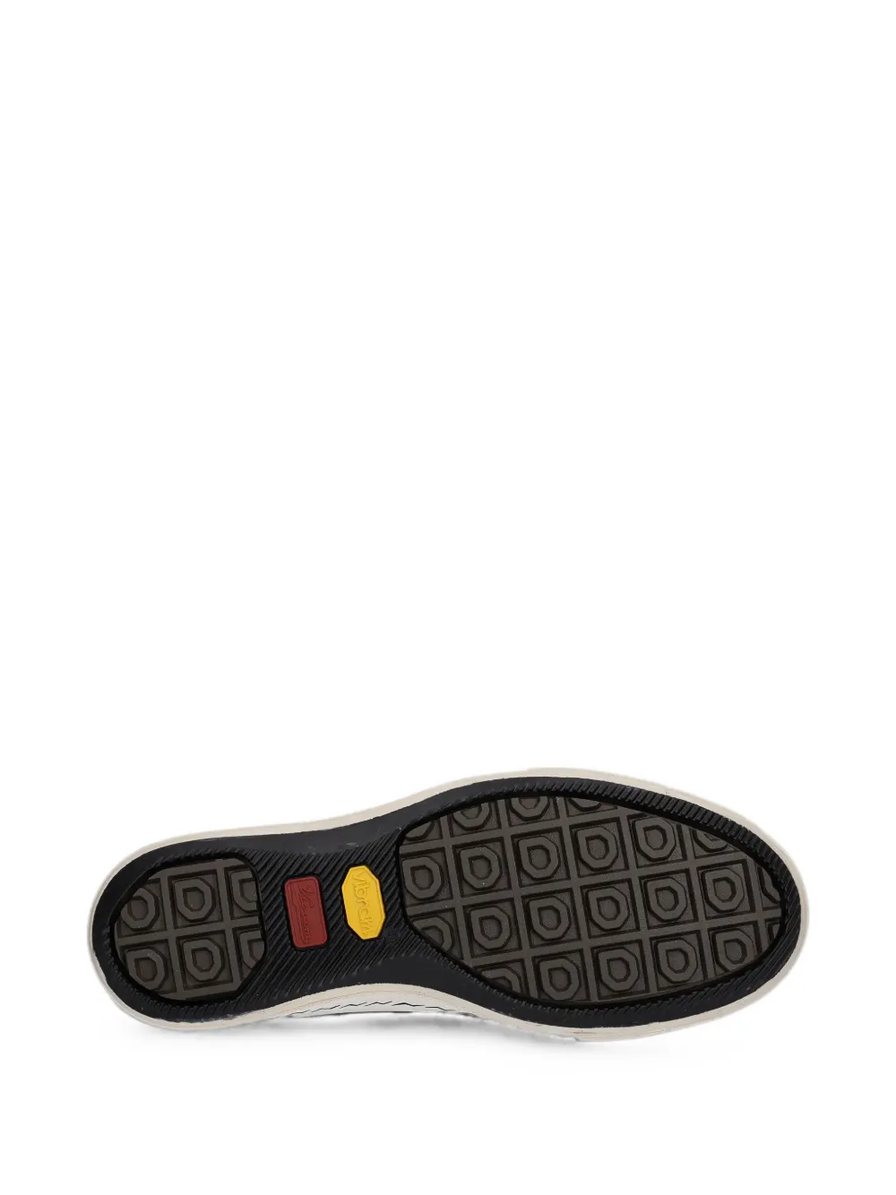 visvim contrast-trim low-top sneakers Grijs