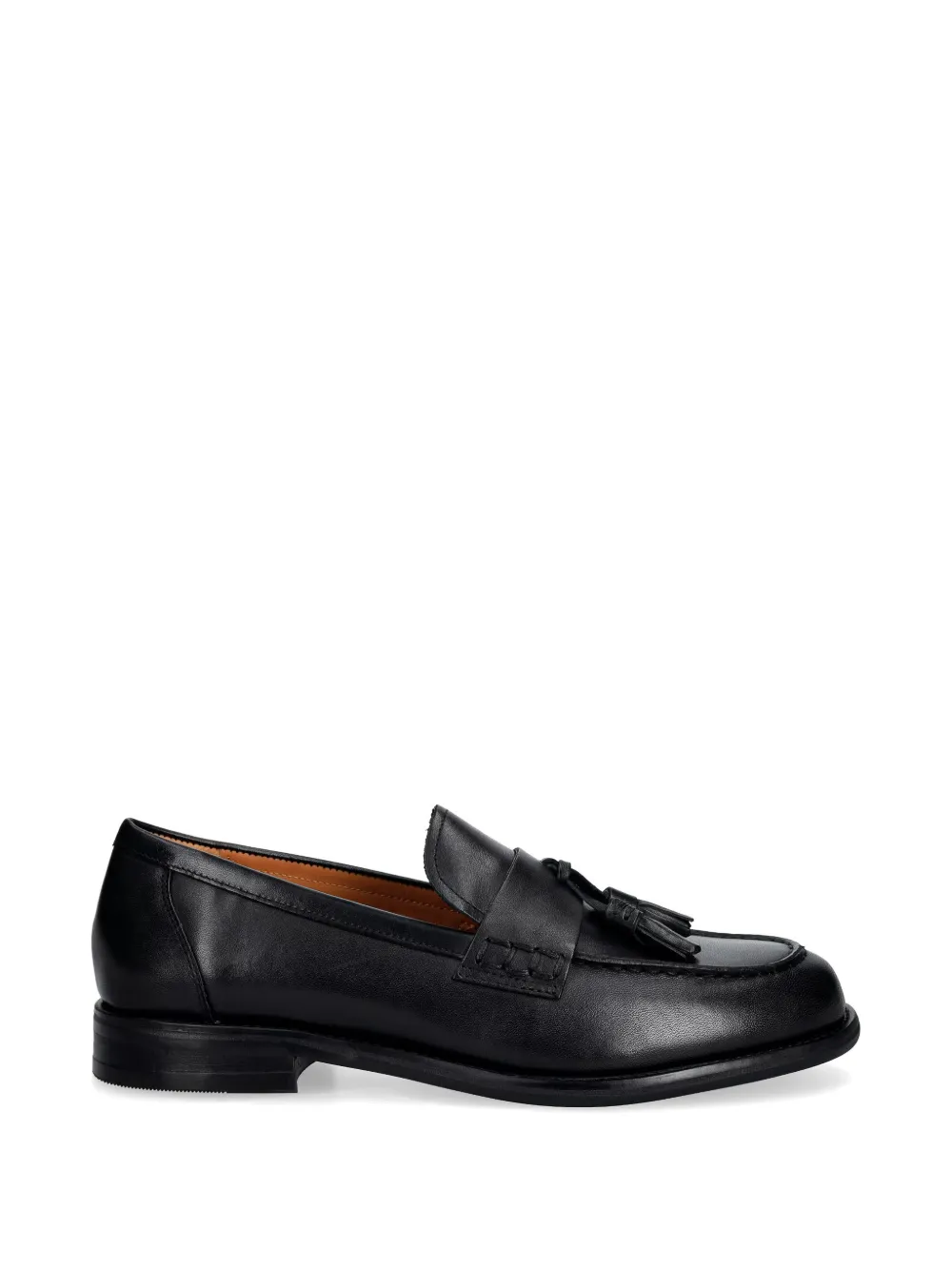 VAGABOND Linn tassel-detail leather loafers Zwart