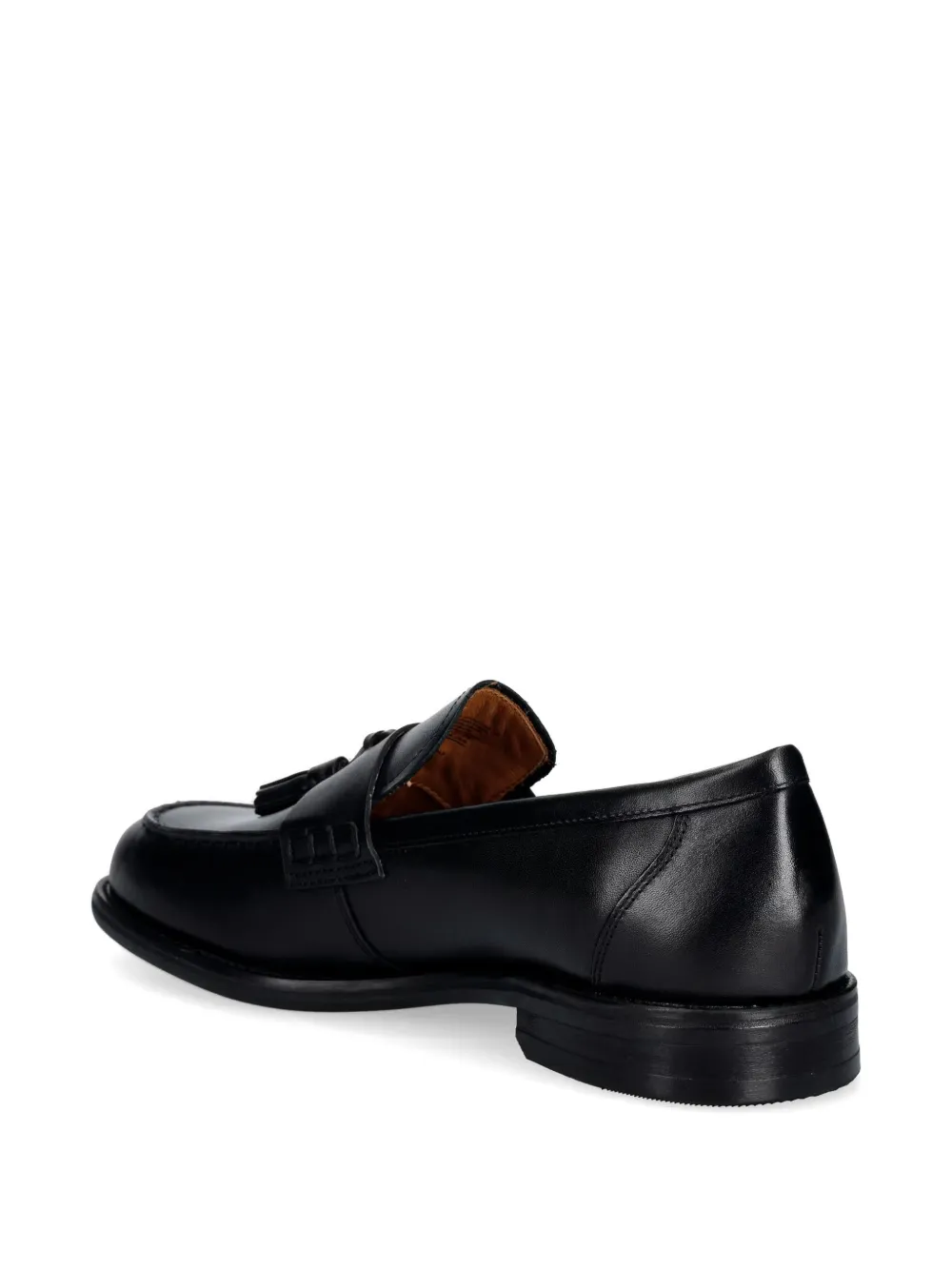 VAGABOND Linn tassel-detail leather loafers Zwart