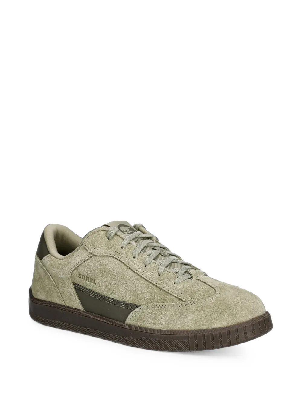 SOREL suede panelled sneakers Groen