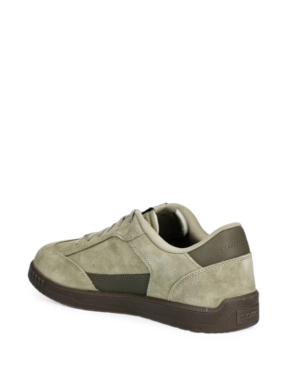 SOREL suede panelled sneakers Groen
