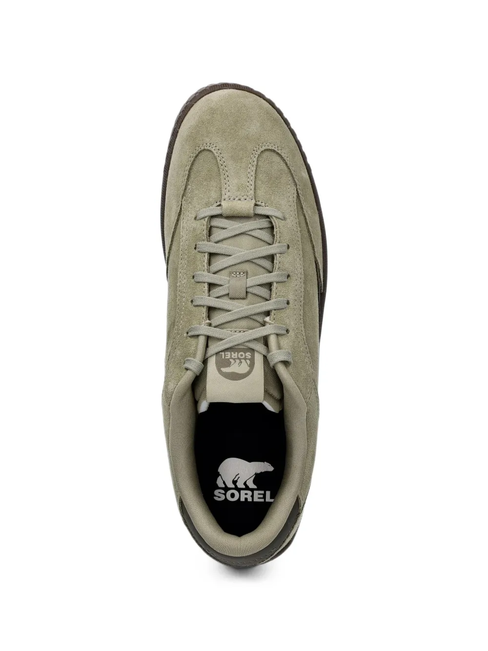 SOREL suede panelled sneakers Groen