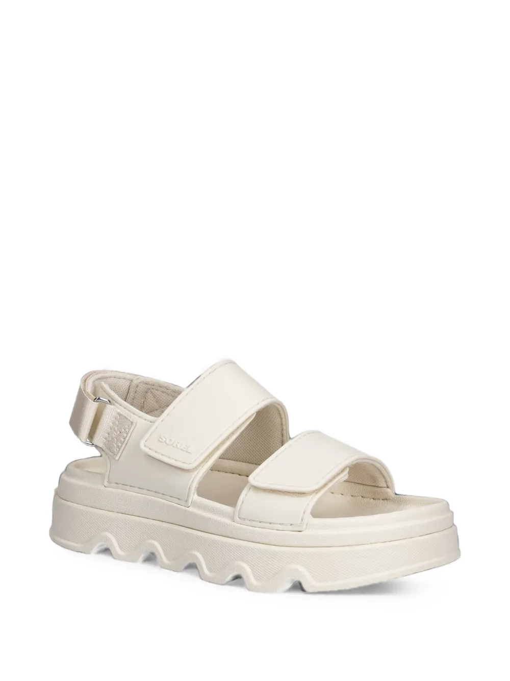SOREL touch-strap platform sandals Wit