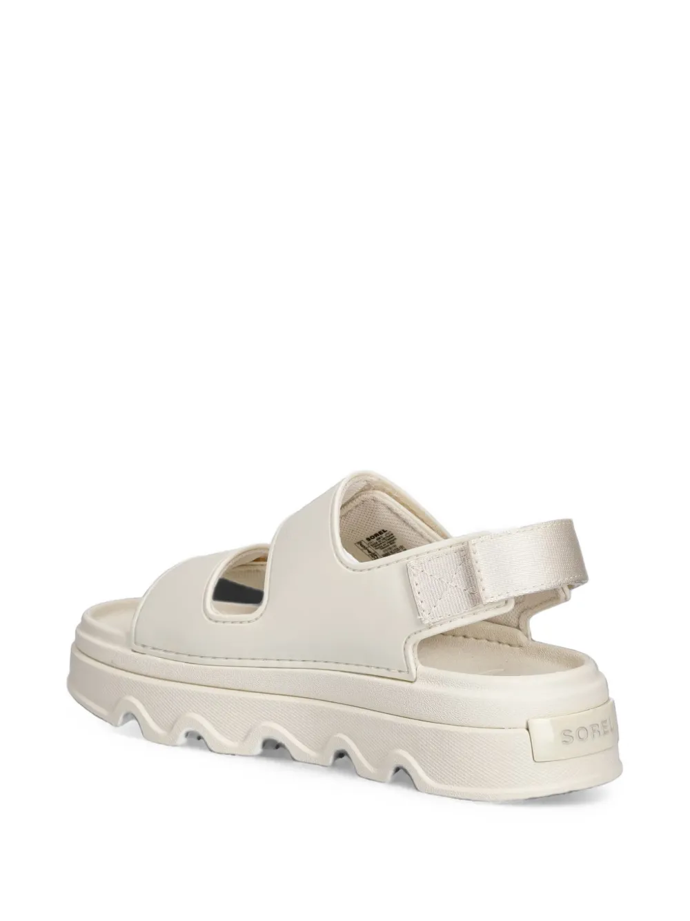 SOREL touch-strap platform sandals Wit