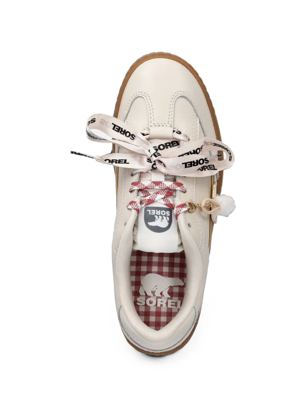 SOREL Ona™ Drift LX logo-lace panelled sneakers Beige