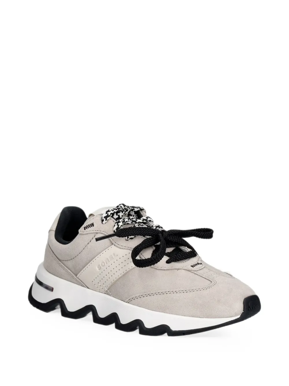 SOREL Kinetic suede panelled sneakers Beige