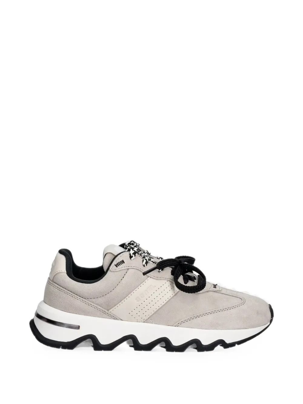 SOREL Kinetic suede panelled sneakers Beige