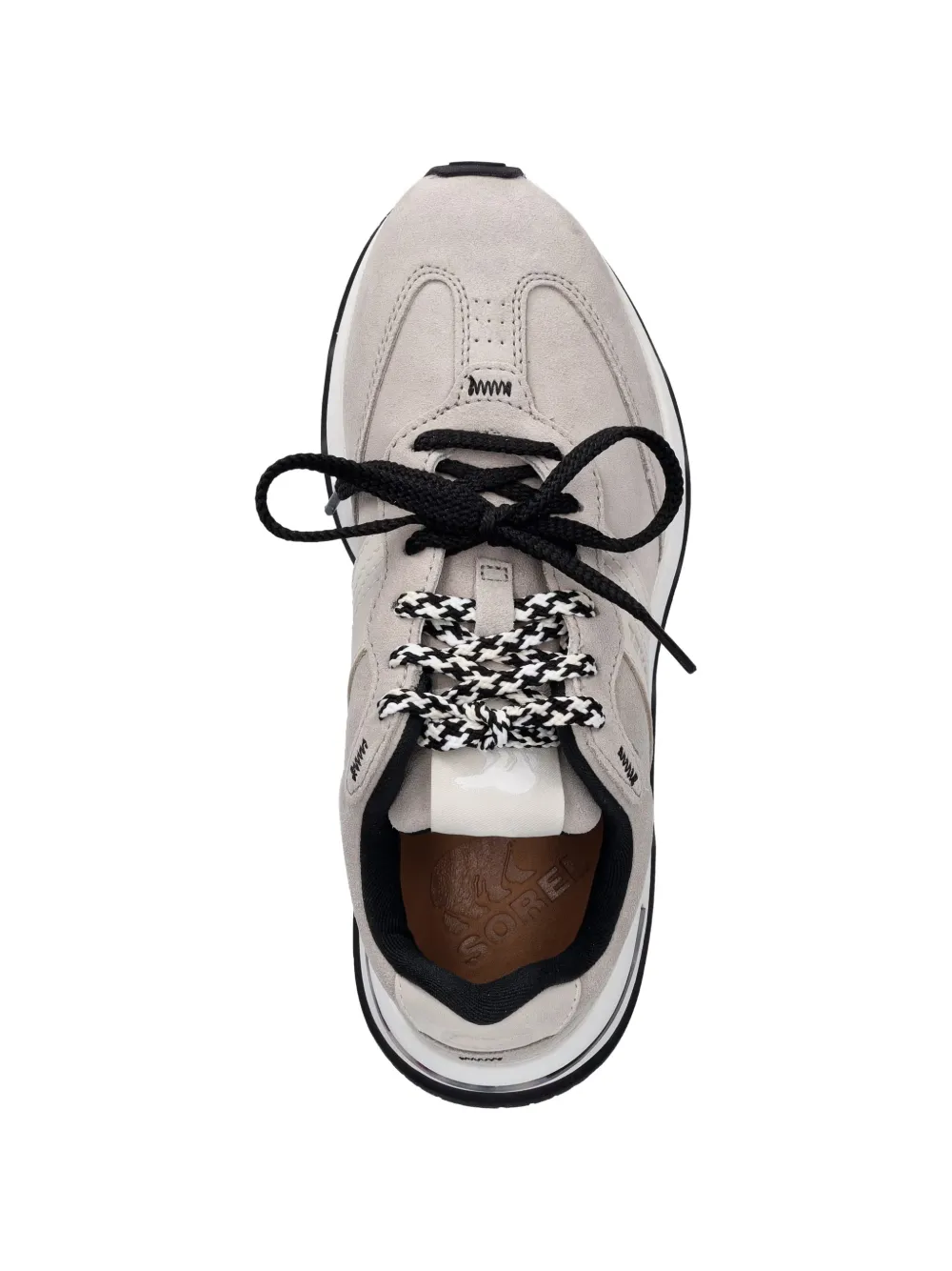 SOREL Kinetic suede panelled sneakers Beige