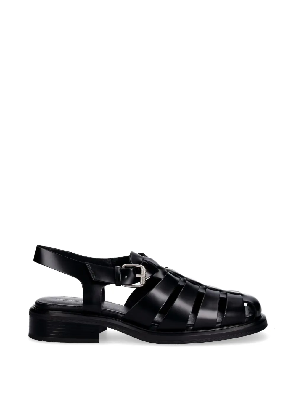 VAGABOND Ellis caged buckle-fastening sandals Zwart