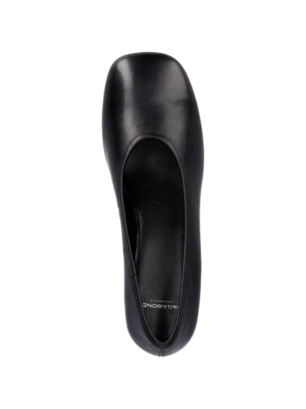 VAGABOND Livia square-toe block-heel pumps Zwart